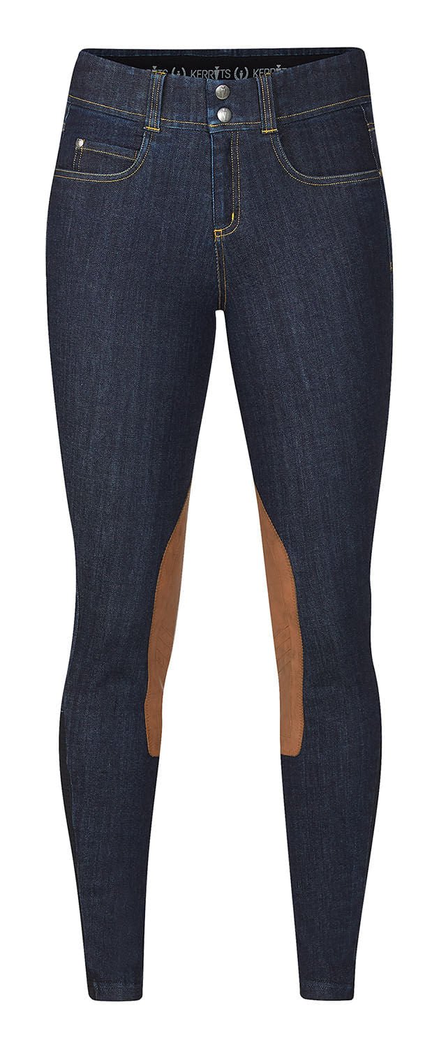 Kerrits Women's Stretch Denim Knee Patch Riding Breeches